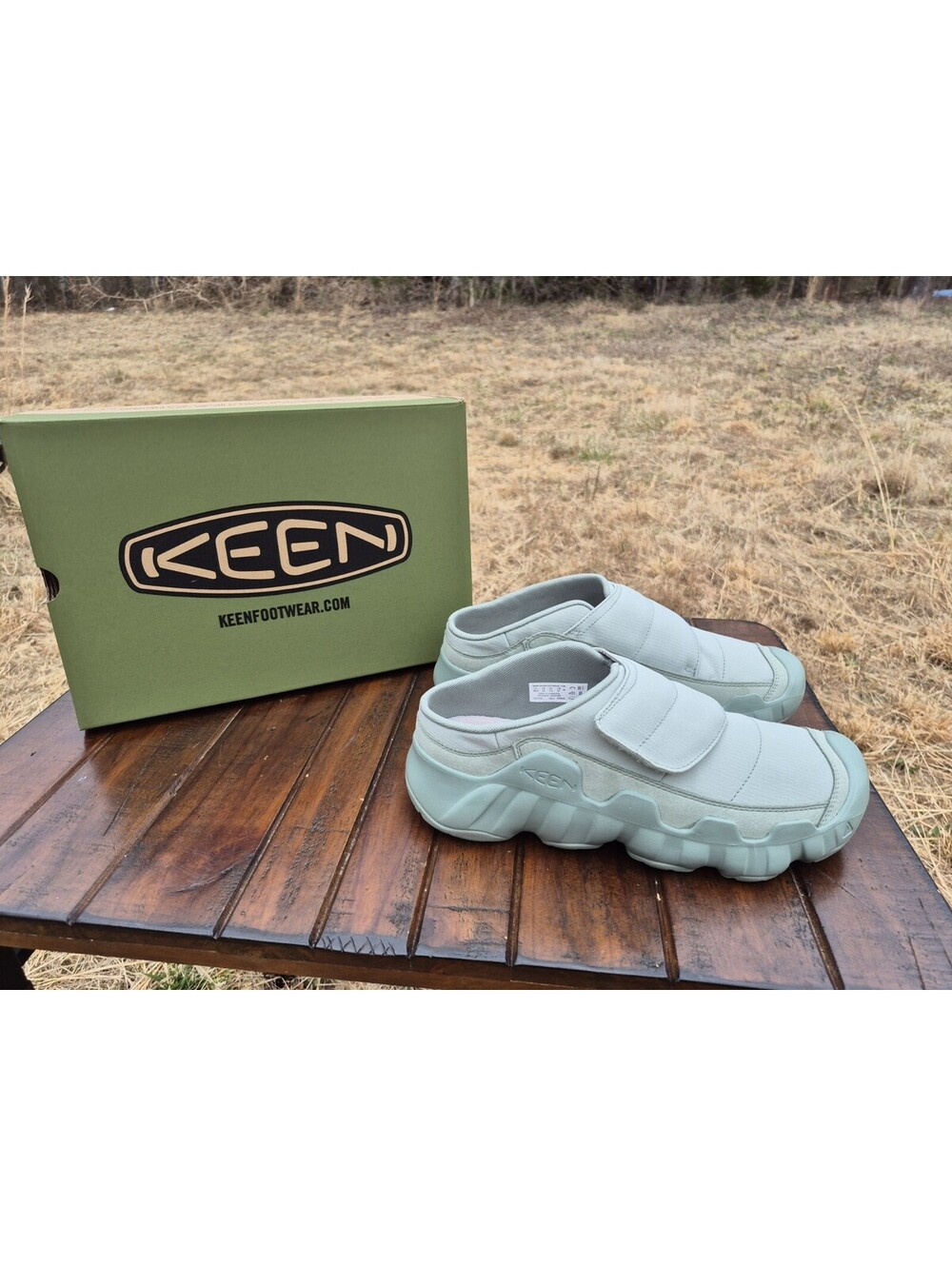 Keen Womens Hypowser Wrap Blueish Iceberg Green Shoes Size 10 New in Box - Picture 2 of 7